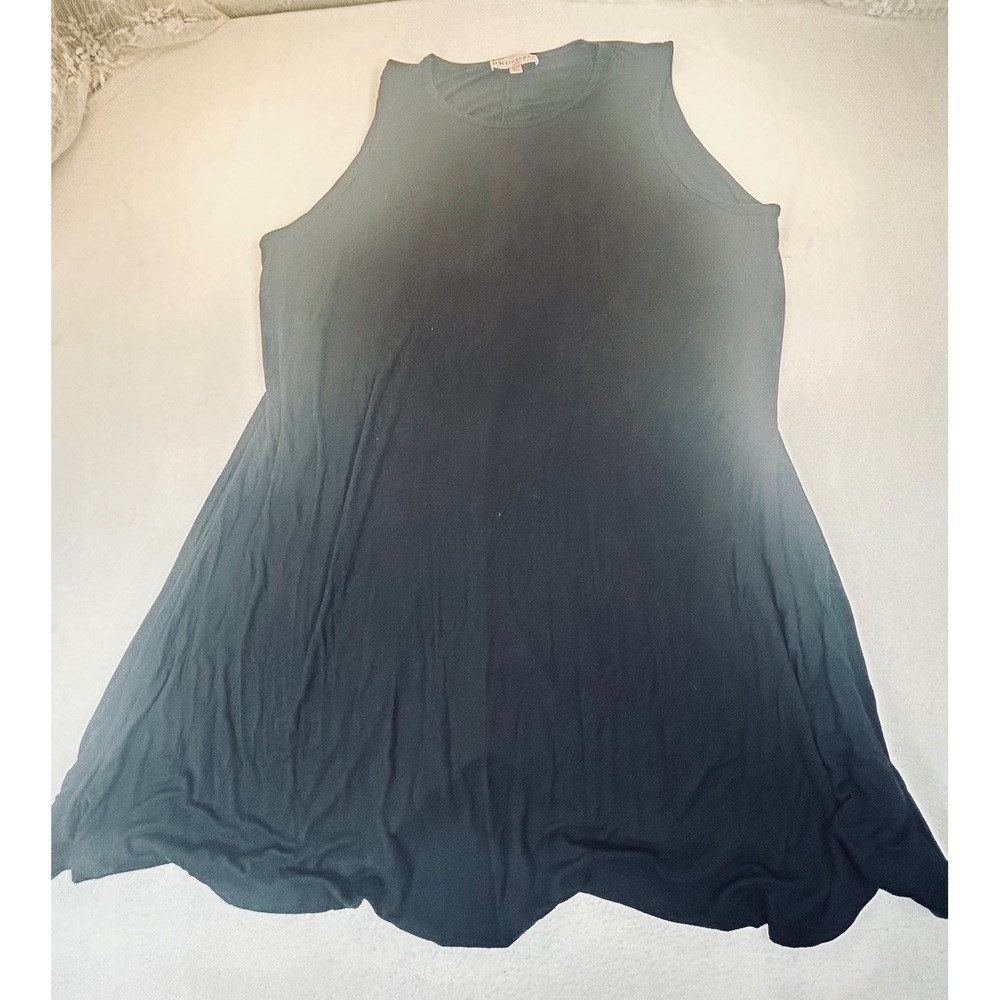 Philosophy Swing Dress Women 3X Black Minimalist